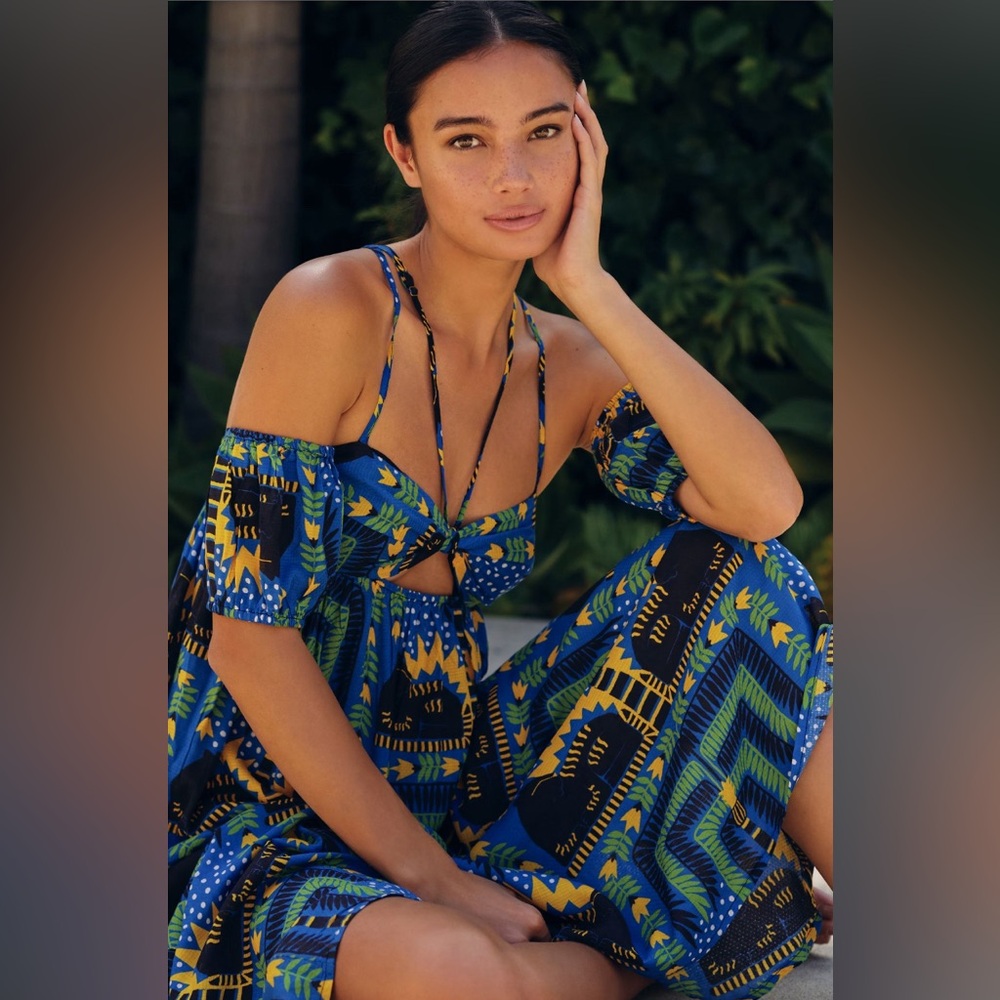Anthropologie Strappy Bandeau Dress
